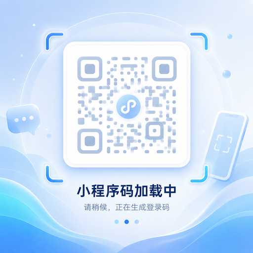 微信小程序扫码登录码加载占位图